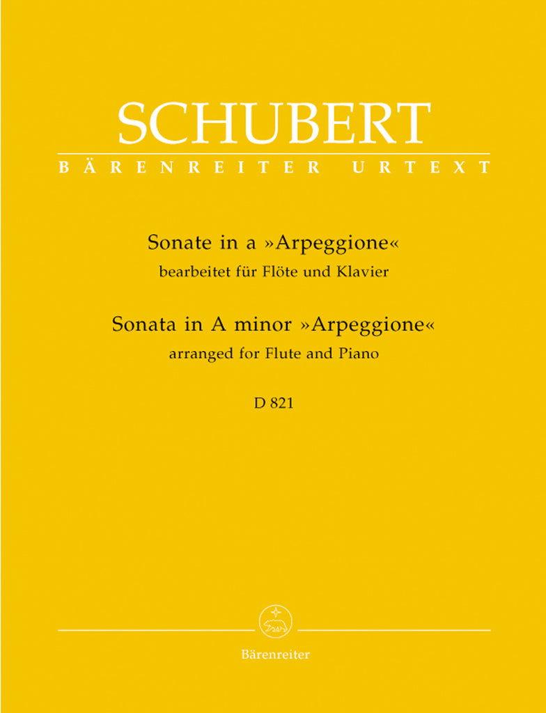 Sonata in A minor, “Arpeggione”, D 821 (Flute and Piano)