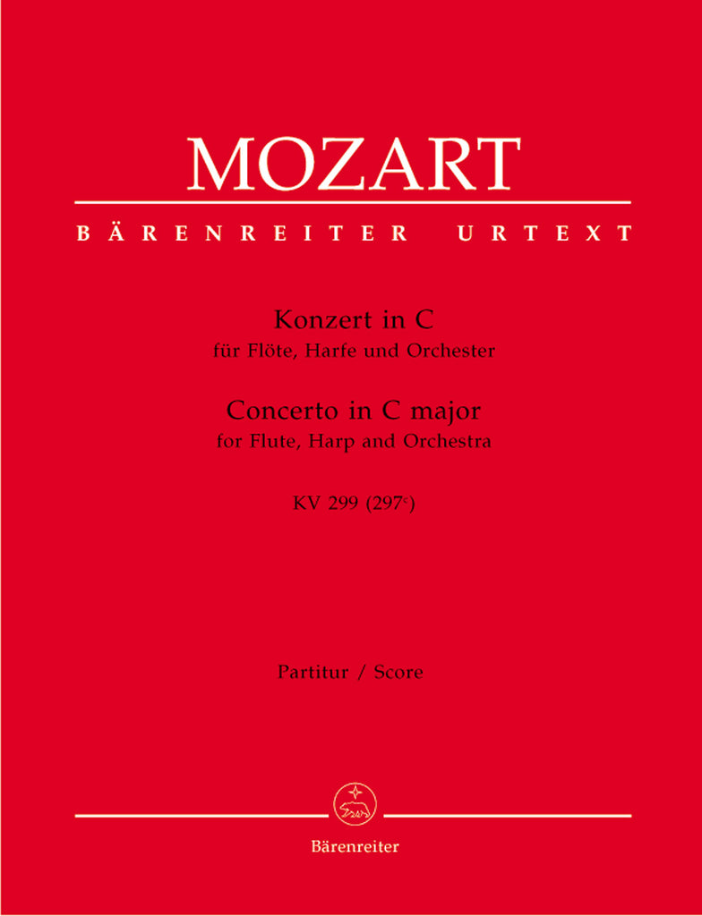 Concerto in C Major, K. 299 for Flute and Harp (Full Score)