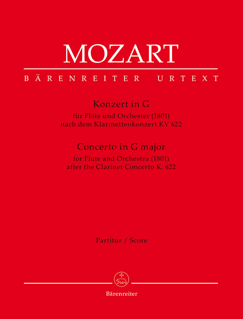 Concerto in G major (After the Clarinet Concerto) K622 (Full Score)