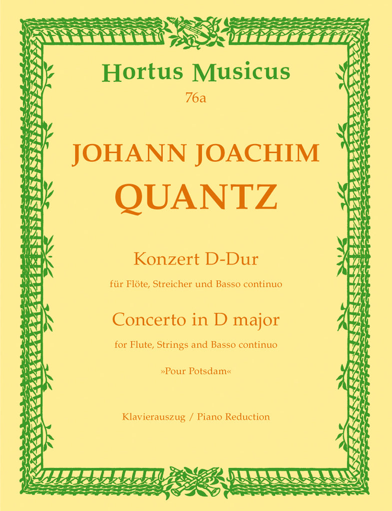 Concerto ’Pour Potsdam’ D major (Flute and Piano)