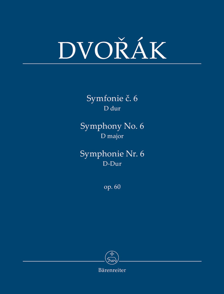 Symphony No. 6 in D major op. 60 (Orchestral Score)