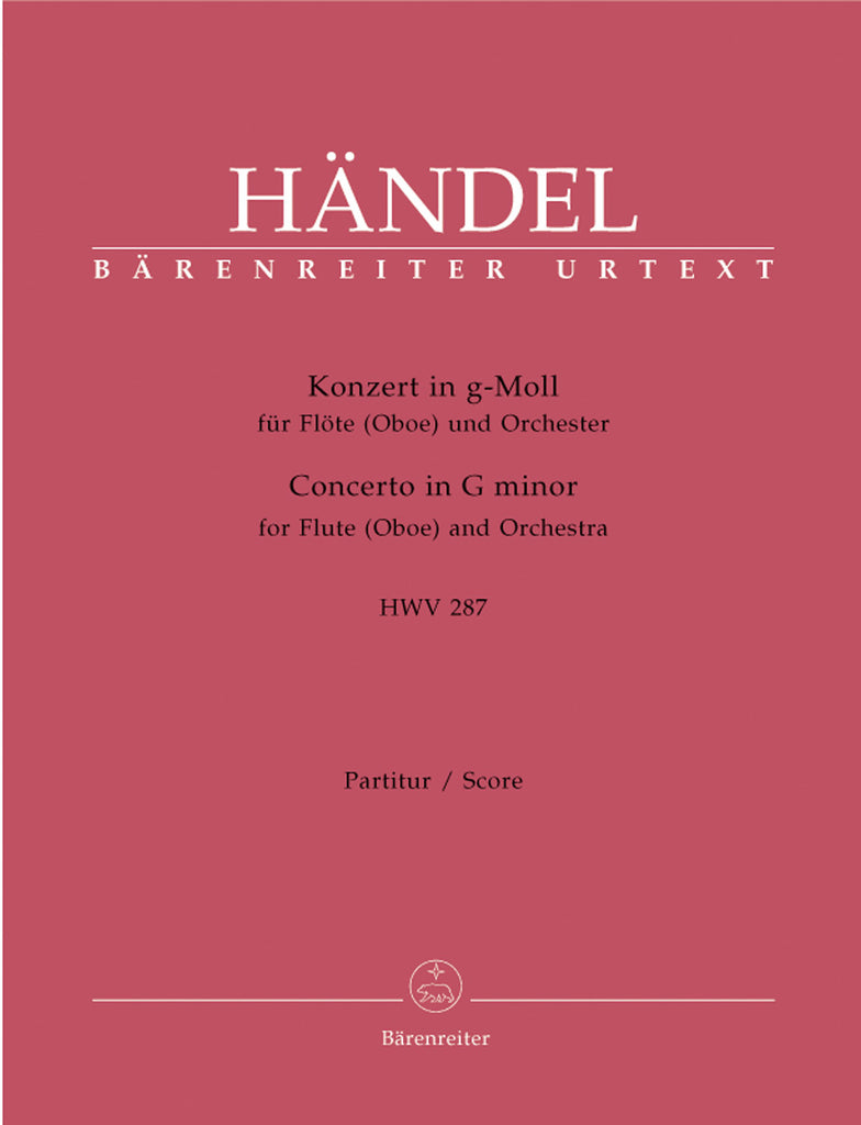 Concerto in g minor, HWV 287 (Full Score)
