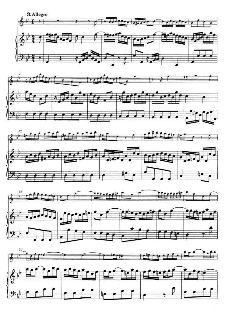 Flute Sonata in g minor, BWV 1020 (Flute and Piano)