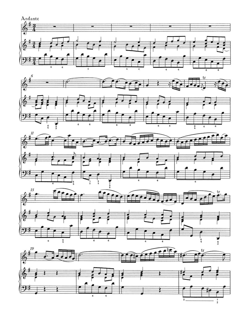 Flute Sonatas (4), BWV 1030,1032, 1034,1035 (Flute and Piano)