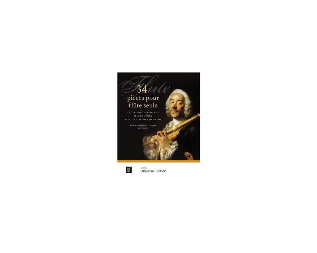 34 Flute Solos from the 18th century (Flute Alone)