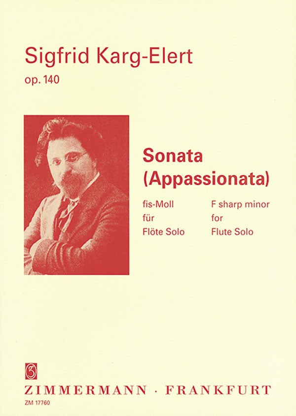 Sonata (Appassionata) in F-sharp minor, op. 140 (Flute Alone)